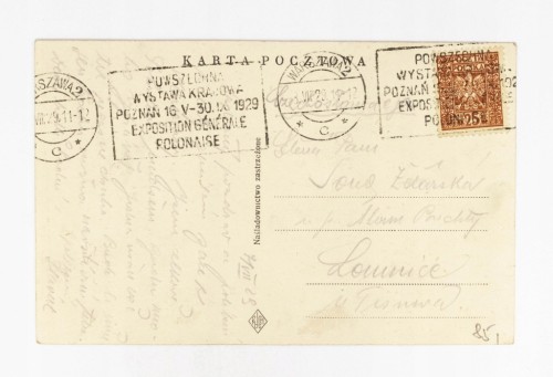 WARSZAWA - POLITECHNIKA / ŁOMNICE 1929