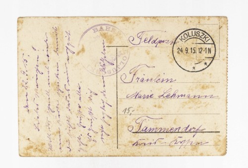 WARSZAWA - NOWY III-CI MOST, MOST PONIATOWSKIEGO, KOLEJ KOLUSZKI 1915