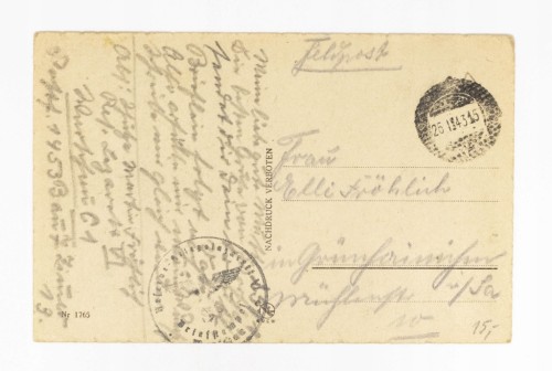 WARSZAWA - PLAC TEATRALNY, TEATR WIELKI, FELDPOST 1943