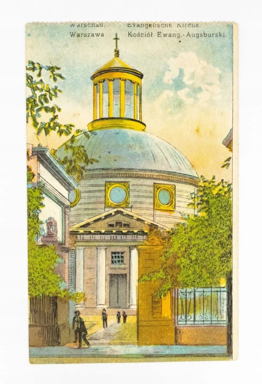 WARSZAWA - KOŚCIÓŁ EWANGELICKO-AUGSBURSKI, POCZ. XX WIEKU