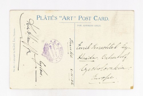 SRI LANKA, NUWARA - JEZIORO GREGORY 1932