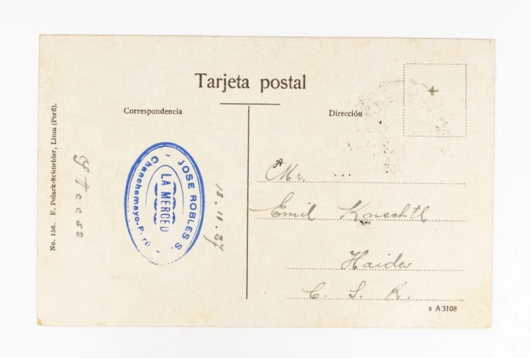 PERU, PUNO - KATEDRA ŚW. KAROLA I PLAC PLAZA MAYOR 1927