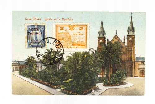 PERU, LIMA - KOŚCIÓŁ RECOLETA 1927