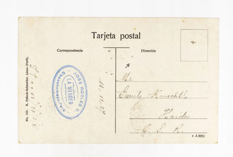 PERU, LIMA - KOŚCIÓŁ RECOLETA 1927