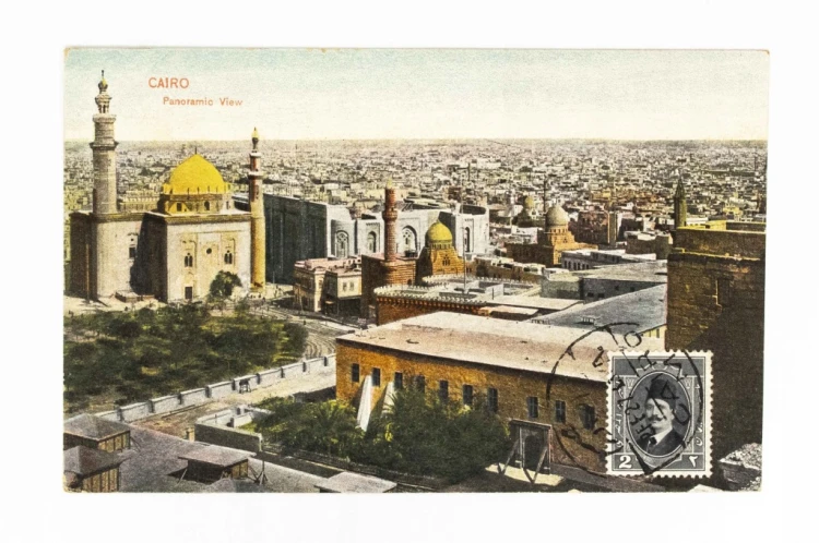 EGIPT, KAIR - PANORAMA MIASTA 1927