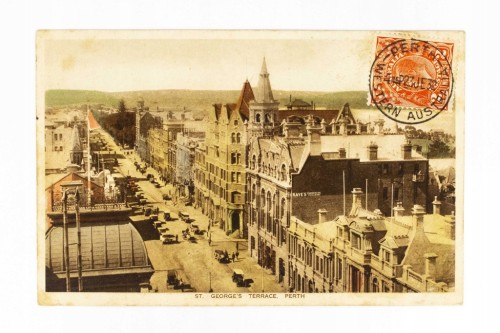 AUSTRALIA, PERTH - ULICA ST. GEORGE'S TERRACE 1932