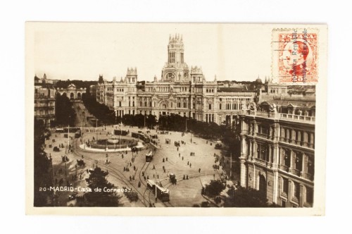 HISZPANIA, MADRYT - PAŁAC CIBELES 1931