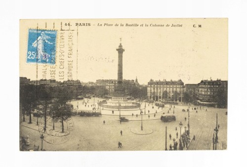 FRANCJA, PARYŻ - KOLUMNA LIPCOWA LATA 20