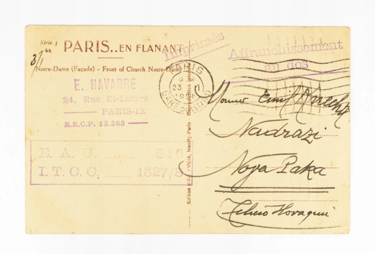 FRANCJA, PARYŻ - KATEDRA NOTRE-DAME 1926