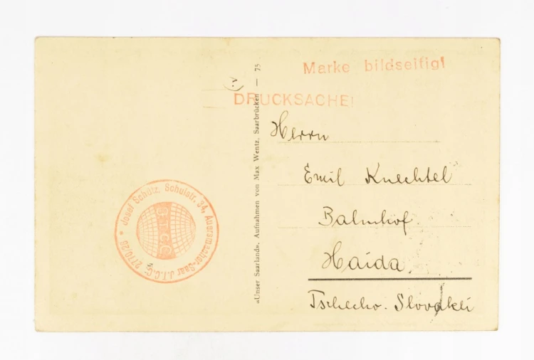 NIEMCY, SAARA - DOLINA, RZEKA SAARA 1928