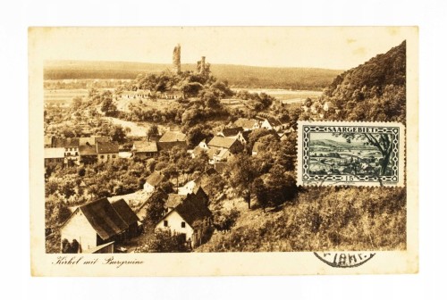 NIEMCY, SAARA - ZAMEK KIRKEL 1928