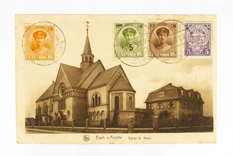 LUKSEBURG, ESCH-SUR-ALZETTE - KOŚCIÓŁ ŚW. HENRYKA 1926