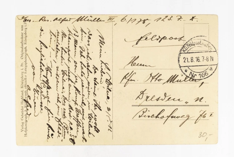 WILNO - KOŚCIÓŁ ŚW. PIOTRA I PAWŁA, FELDPOST 1916