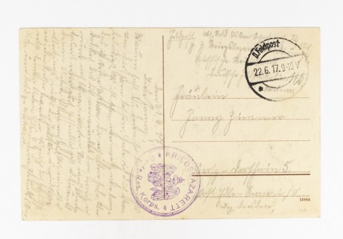 WILNO - CERKIEW ROMANOWSKA, FELDPOST 1917
