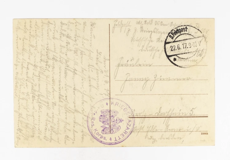 WILNO - CERKIEW ROMANOWSKA, FELDPOST 1917