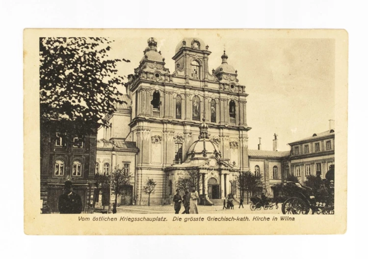 WILNO - KOŚCIÓŁ ŚW. KAZIMIERZA, FELDPOST 1917