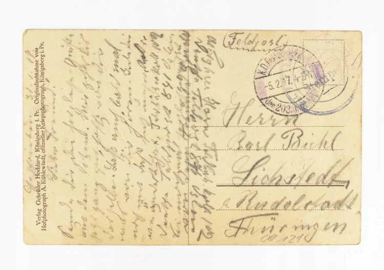 WILNO - KOŚCIÓŁ ŚW. KAZIMIERZA, FELDPOST 1917