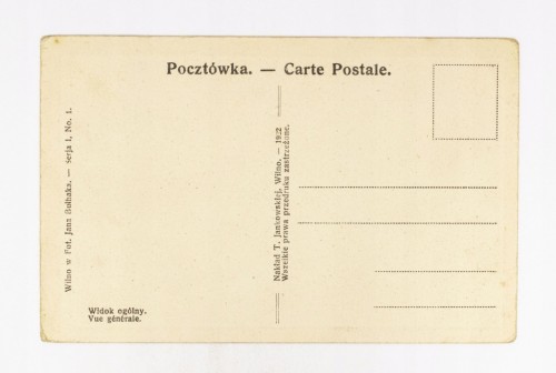 WILNO - PANORAMA MIASTA II RP
