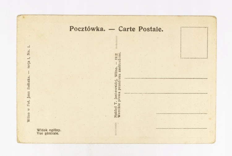 WILNO - PANORAMA MIASTA II RP