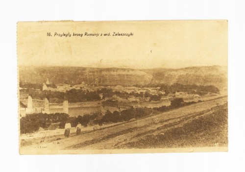 ZALESZCZYKI - PANORAMA MIASTA 1929