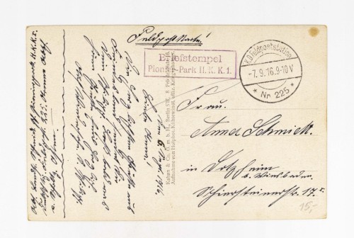 WILNO - PANORAMA MIASTA, WIDOK NA RZEKĘ, FELDPOST 1916