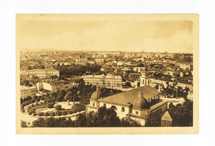WILNO - PANORAMA MIASTA 1918