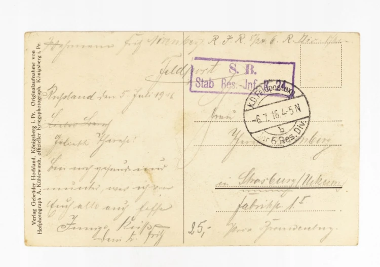 WILNO - OSTRA BRAMA, FELDPOST 1916