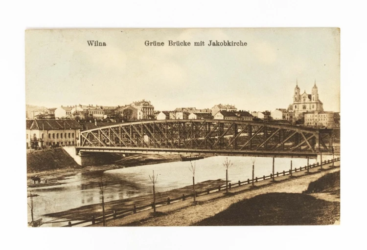 WILNO - ZIELONY MOST, KOŚCIÓŁ ŚW. JAKUBA, FELDPOST 1917
