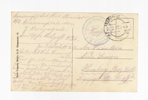 WILNO - ZIELONY MOST, KOŚCIÓŁ ŚW. JAKUBA, FELDPOST 1917
