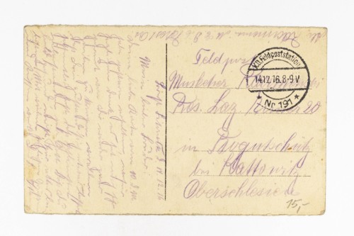 WARSZAWA - DWORZEC WIEDEŃSKI, FELDPOST / BOGUCICE 1916