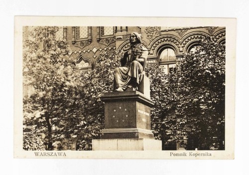 WARSZAWA - POMNIK KOPERNIKA II RP