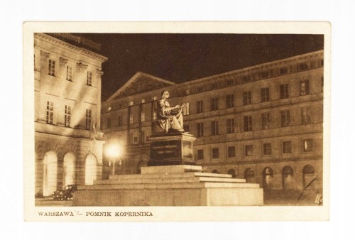 WARSZAWA - POMNIK KOPERNIKA LATA 50