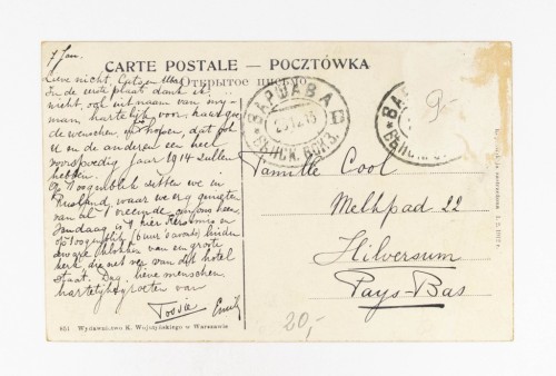 WARSZAWA - HOTEL BRISTOL 1913