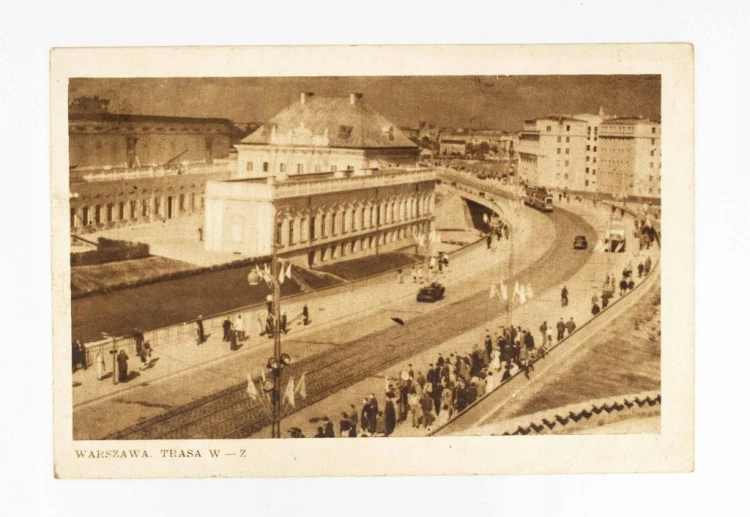 WARSZAWA - TRASA W-Z 1951