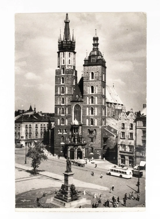 KRAKÓW - KOŚCIÓŁ MARIACKI 1967