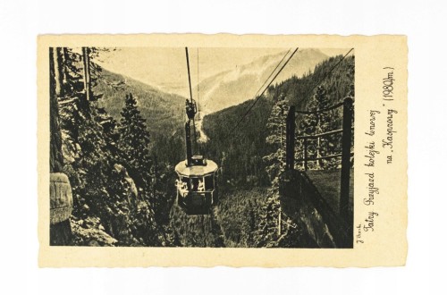 TATRY - KOLEJKA NA KASPROWY WIERCH LATA 30