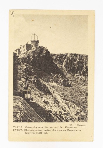 TATRY - OBSERWATORIUM METEOROLOGICZNE NA KASPROWYM, OKUPACJA LATA 40