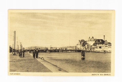 SZCZECIN - MOSTY NA ODRZE LATA 40 (CZASOPISMO CZYTELNIK)