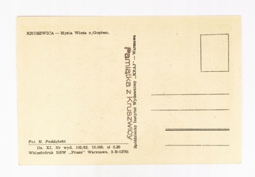 KRUSZWICA - MYSIA WIEŻA LATA 50