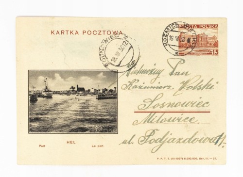 HEL - PORT, KOŹMICE WIELKIE / MILOWICE, SOSNOWIEC 1938