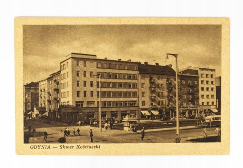GDYNIA - SKWER KOŚCIUSZKI LATA 40