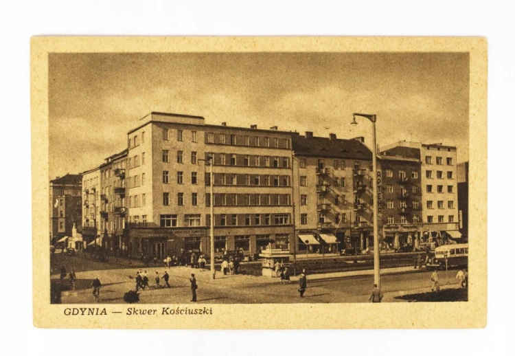 GDYNIA - SKWER KOŚCIUSZKI LATA 40