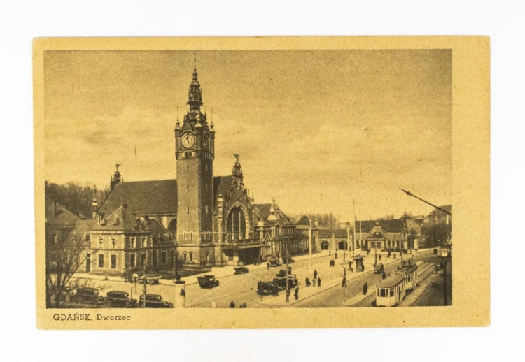 GDAŃSK - DWORZEC 1948