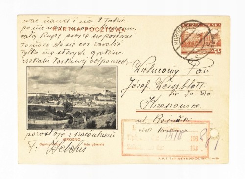 GRODNO - PANORAMA MIASTA, HORODENKA / KRZESZOWICE 1938
