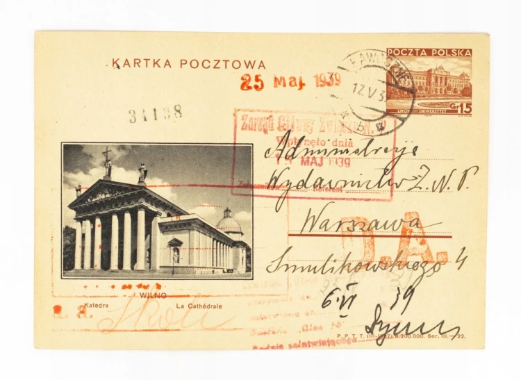 WILNO - KATEDRA, ŁAWOCZNE / ZWIĄZEK NAUCZYCIELSTWA POLSKIEGO, WARSZAWA 1939