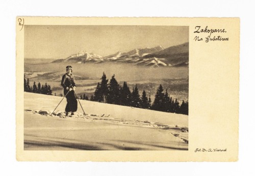 ZAKOPANE - NARCIARKA NA GUBAŁÓWCE LATA 30