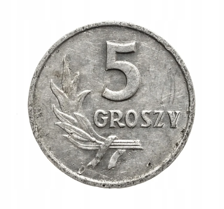 Polska, PRL (1944-1989), 5 groszy 1959 rok.
