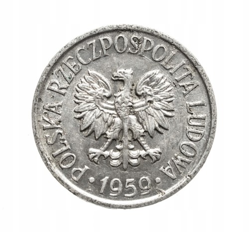 Polska, PRL (1944-1989), 5 groszy 1959 rok.
