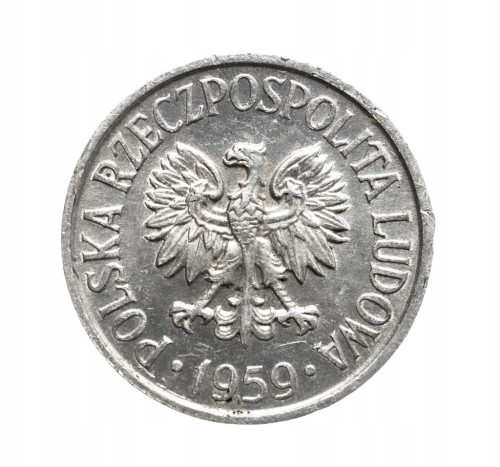 Polska, PRL (1944-1989), 5 groszy 1959 rok.