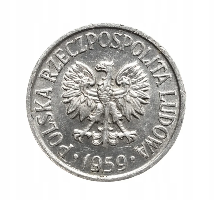 Polska, PRL (1944-1989), 5 groszy 1959 rok.